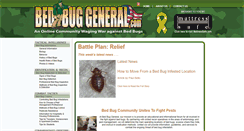 Desktop Screenshot of bedbuggeneral.com